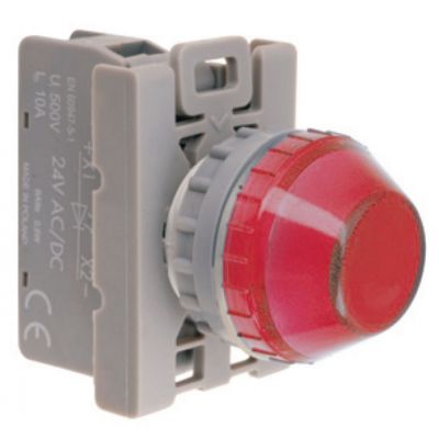 LAMPKA SYGN. CZERWONA 220V LED BA9S STANDARD (SP22-LC-220-LEDDC)